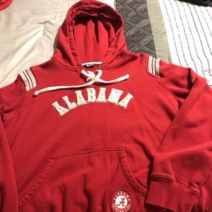 Used Univ of Alabama hooded sweatshirt size xl.